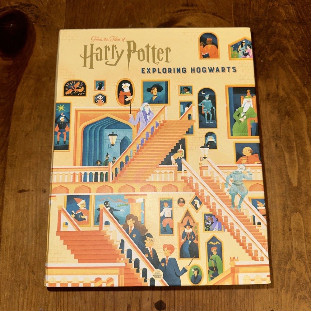 Harry Potter Exploring Hogwarts 500 Pc Puzzle And Book Set New Think Christmas